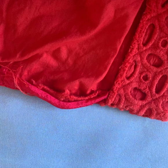 J. Crew Red Crochet No. 2 Pencil Skirt - Picture 6 of 9